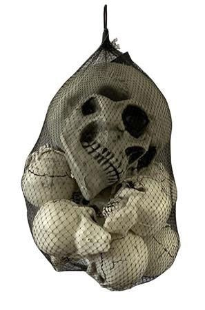 Bolsa de calaveras (12 unidades) varios tamaños