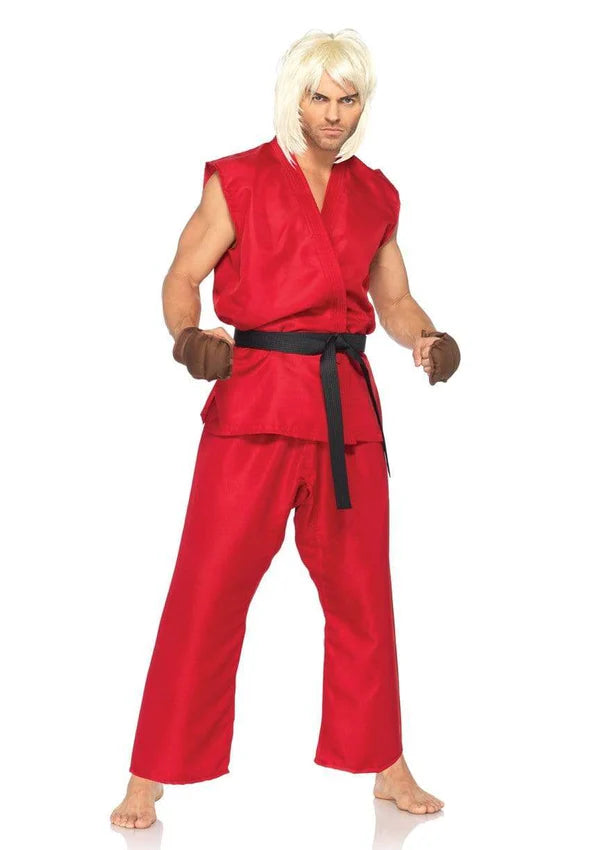 Disfraz de Ken de Street Fighter para hombre
