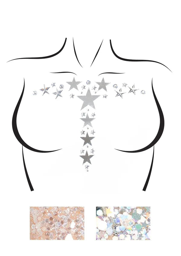 Kismet Jewels Pegatina y Brillantina Corporal