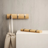 Flip 3 Wall Hook Natural / Nickel