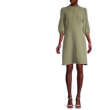 Vestido Martini Oliva con Volantes - Nanette Lepore