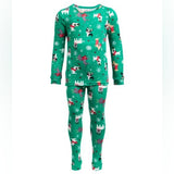 Pijama de 2 piezas para niño - Verde Navidad
