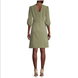 Vestido Martini Oliva con Volantes - Nanette Lepore