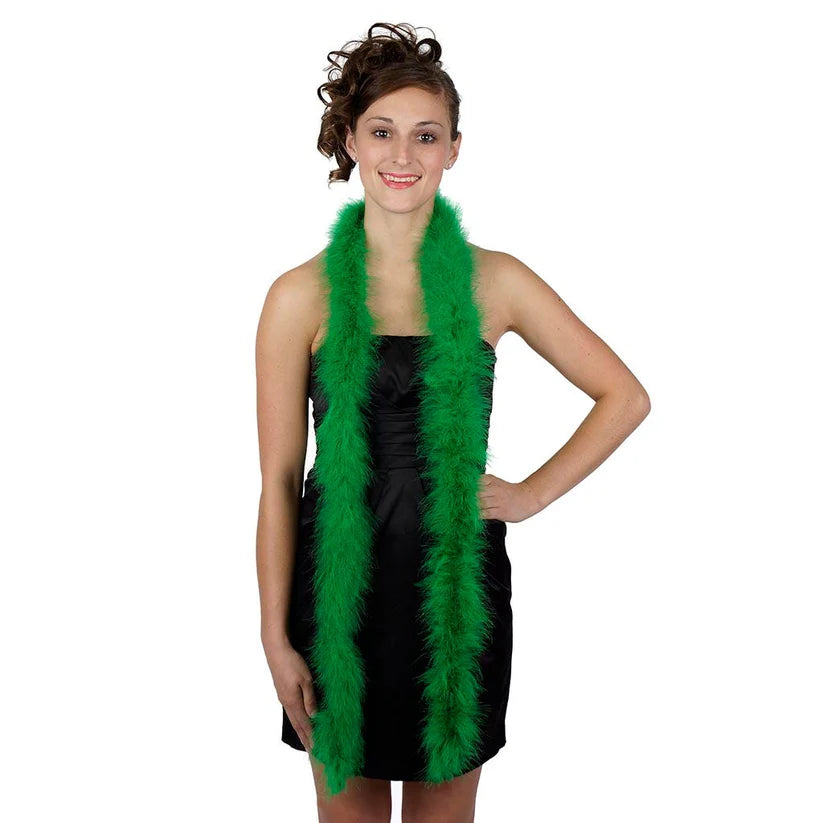 Marabou Feather Boa - Mediumweight - Kelly