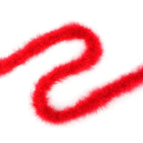 Boa de plumas de marabú - Peso medio - Roja