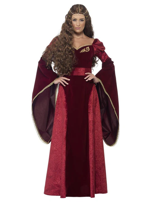 Disfraz de Reina Medieval de Lujo