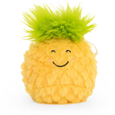LITTLE Nature Clips Fruit Plush Keyrings Pineapple
