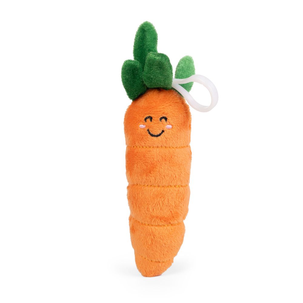 LITTLE Clips Vegetable Plush Keyrings Carrot