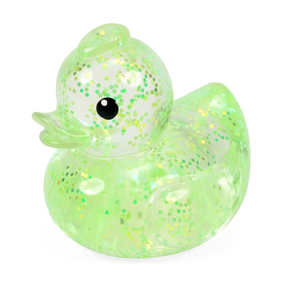 Patos Brillantes Elásticos Verde Claro