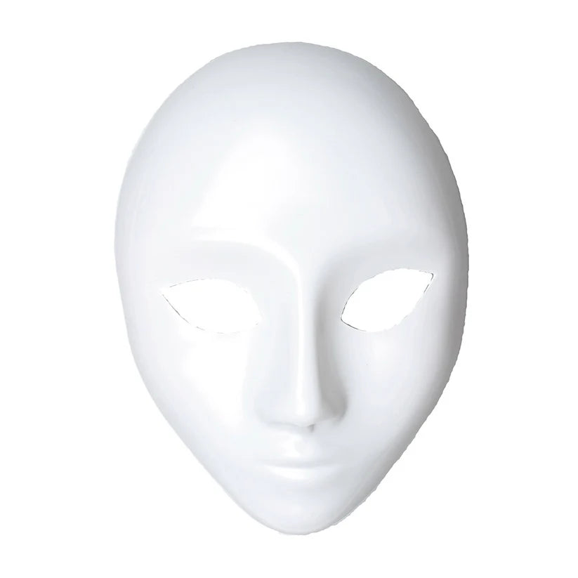 Mini Máscara Facial Completa - Blanca