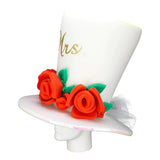 Sombrero de novia de la Sra. Rose