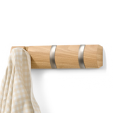 Flip 3 Wall Hook Natural / Nickel