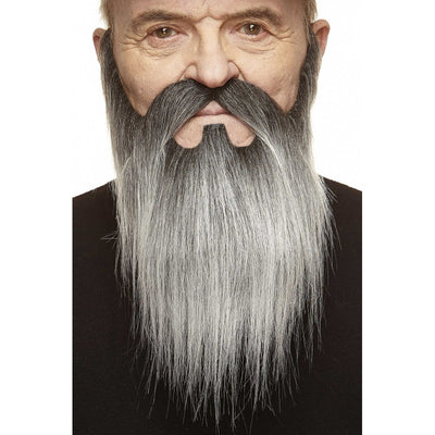 Bigote y barba, canosos