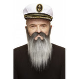 Bigote y barba, canosos