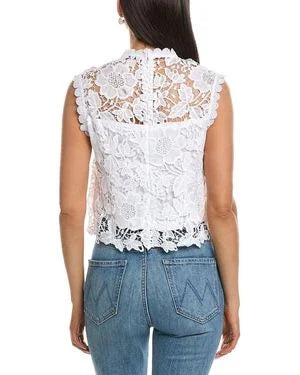Camisetas sin mangas para mujer blanco brillante - Nanette Lepore