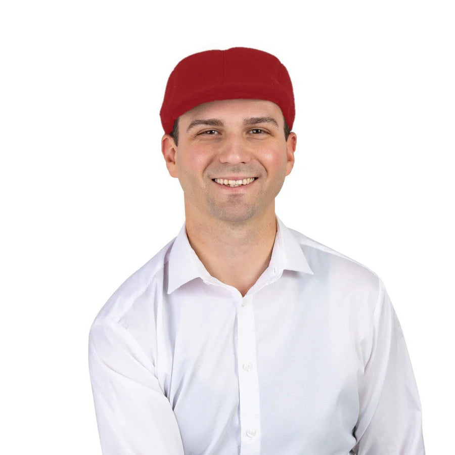 Gorra plana de repartidor - Adultos Rojo