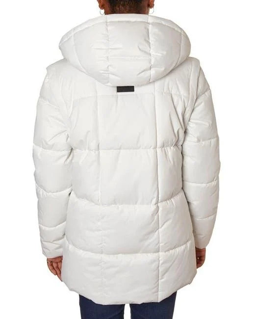 Poliéster acolchado extragrande blanco