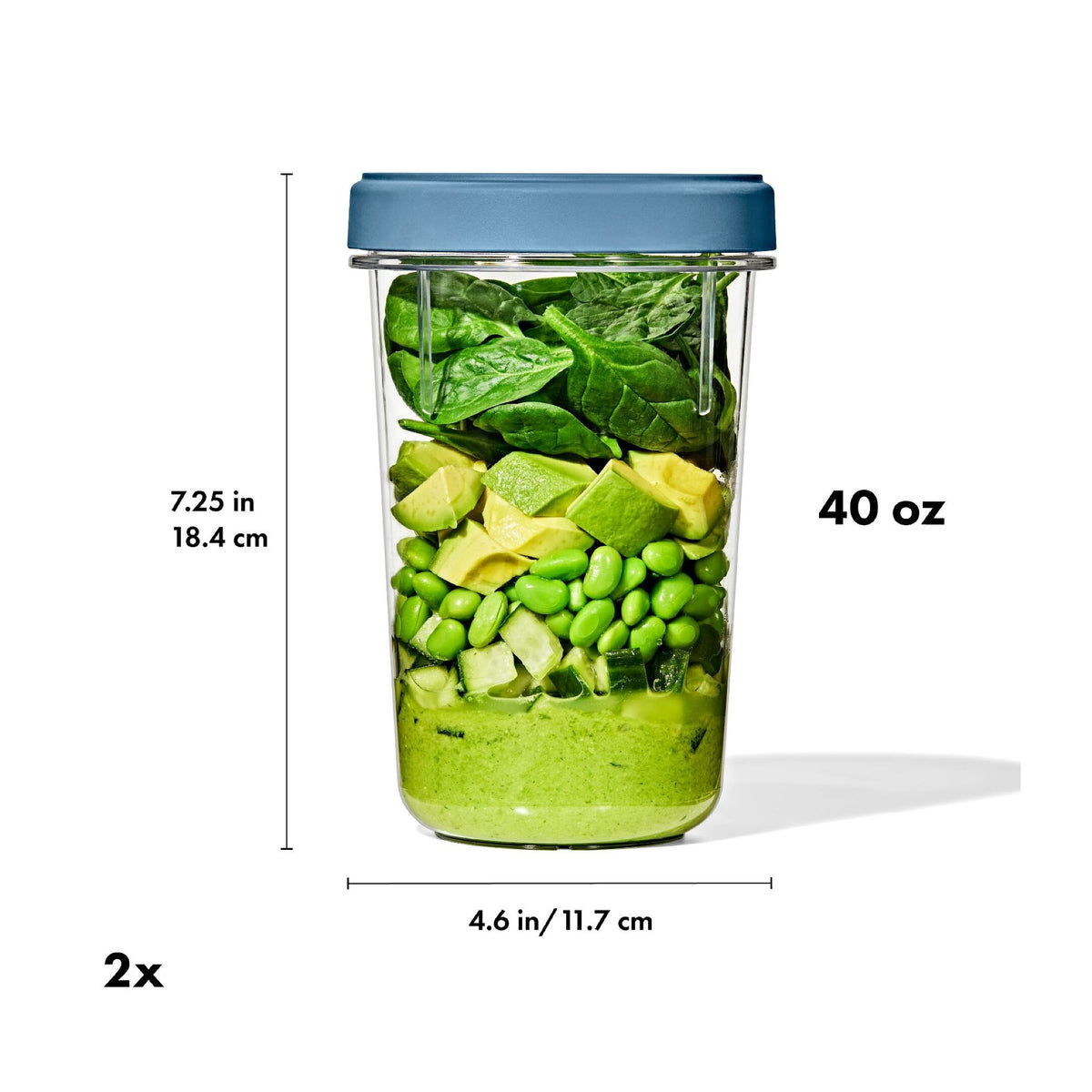 Twist & Stack Container (40 oz) - 2-Pack
