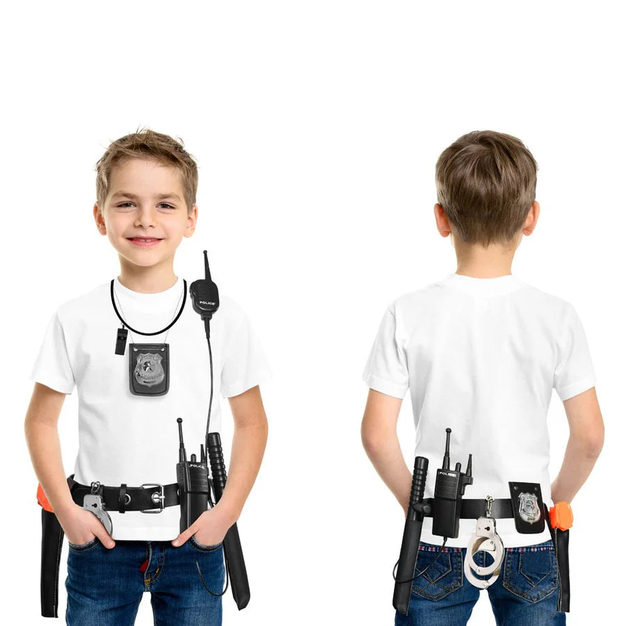 Kit de juego de oficial de policía