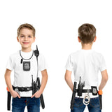 Kit de juego de oficial de policía