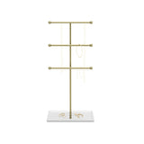 Soporte de joyería Trigen, blanco/latón