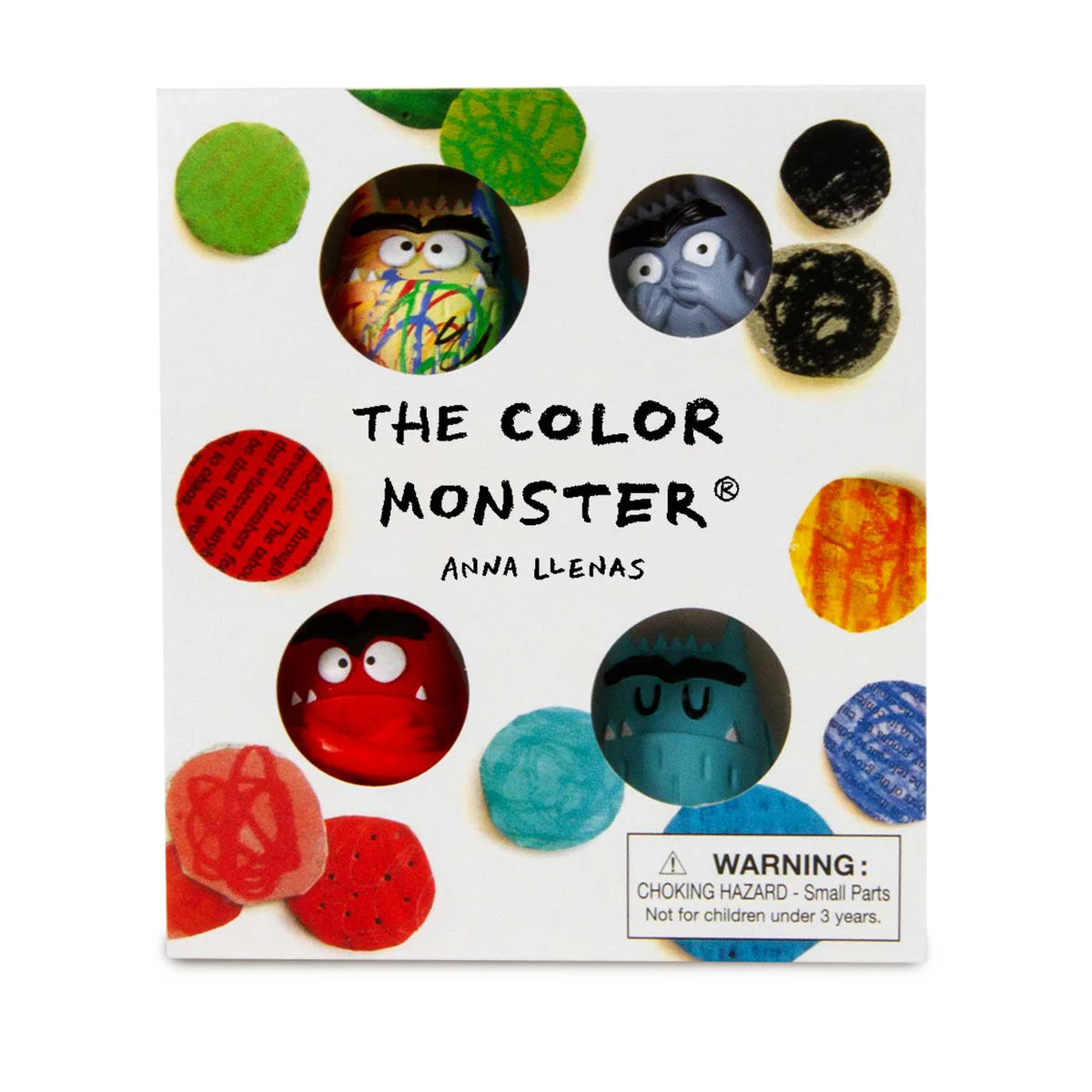 El Monstruo de Colores Set de 4 Figuritas con Monstruo Multicolor