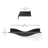Surf Shelf, Set of 2 Black