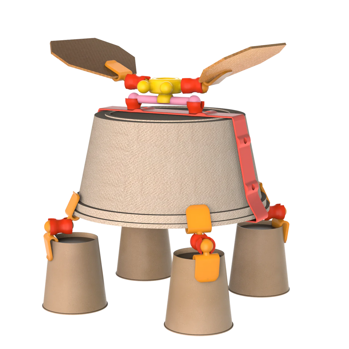 Oddy Arts and Crafts Kit de construcción de nave espacial