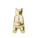 Ali Cat Ring Holder Brass