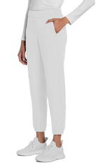 Pantalón de chándal alto de tiro medio, blanco