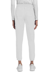 Pantalón de chándal alto de tiro medio, blanco