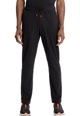 Pantalón de pierna recta para hombre, negro