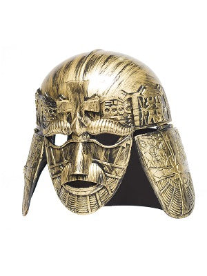 Yelmo de cruzado dorado