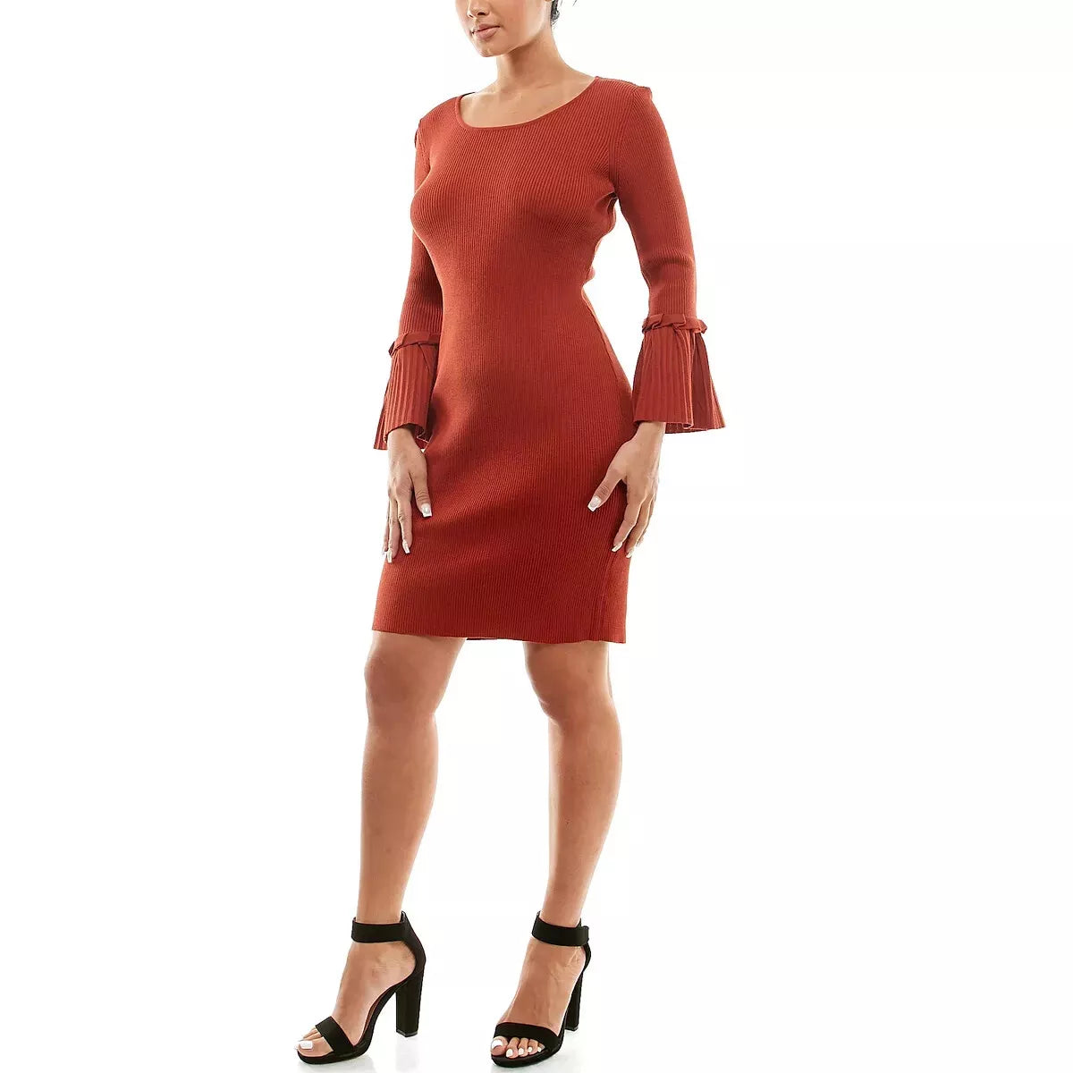 1 Vestido de suéter rojo - Sandra Darren