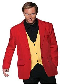 Conjunto de Chaqueta y Chaleco - Rojo
