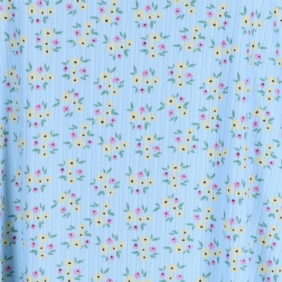 Pijama canalé Siesta color agua