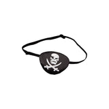 Satin Eyepatch with Skull