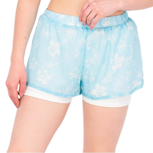 Shorts estampados con forro biker a contraste Agua Combo