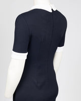 Dress Navy /Off White - Shelby Palmer
