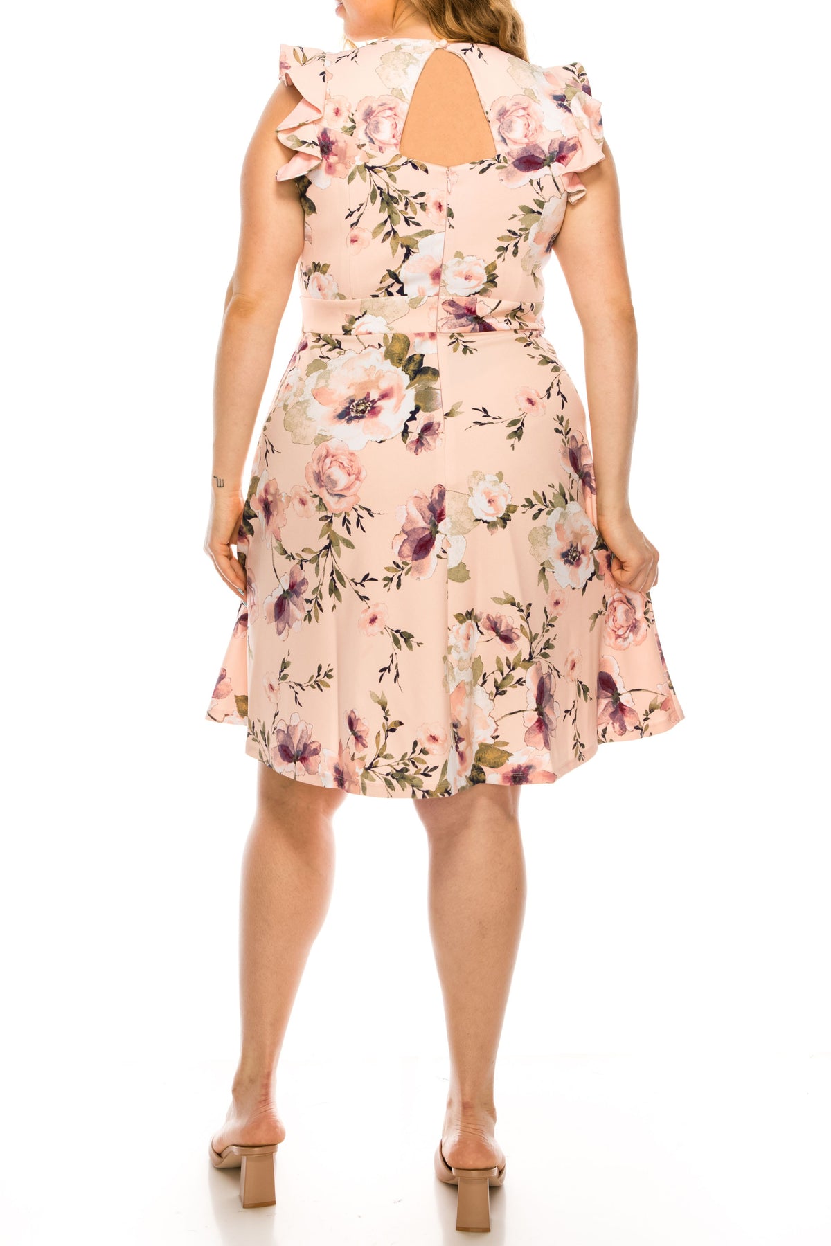 Vestido durazno/rosa pálido