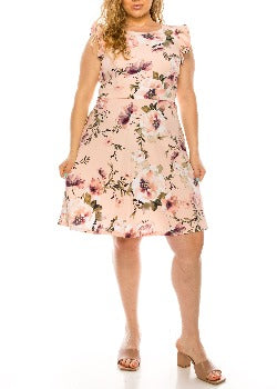 Vestido durazno/rosa pálido