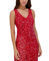 Red Jewelry Dress Red /Silver  - Siena