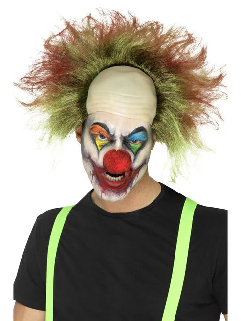 Peluca de payaso siniestro
