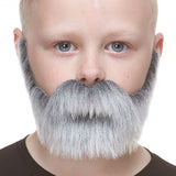 Bigotes Gris/Blanco