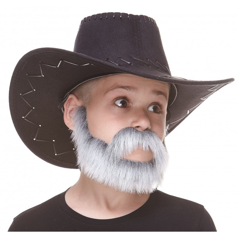 Bigotes Gris/Blanco