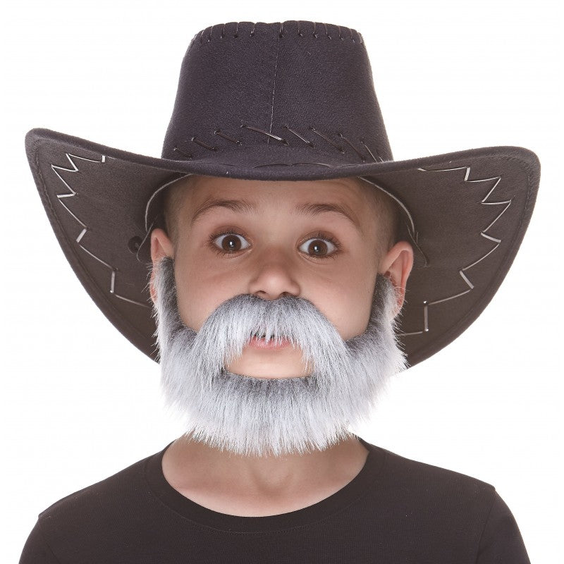 Bigotes Gris/Blanco