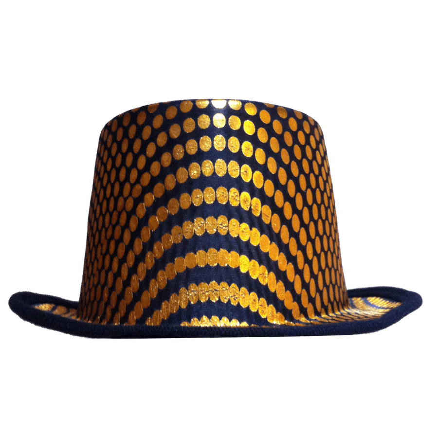 Gold Squared Top Hat