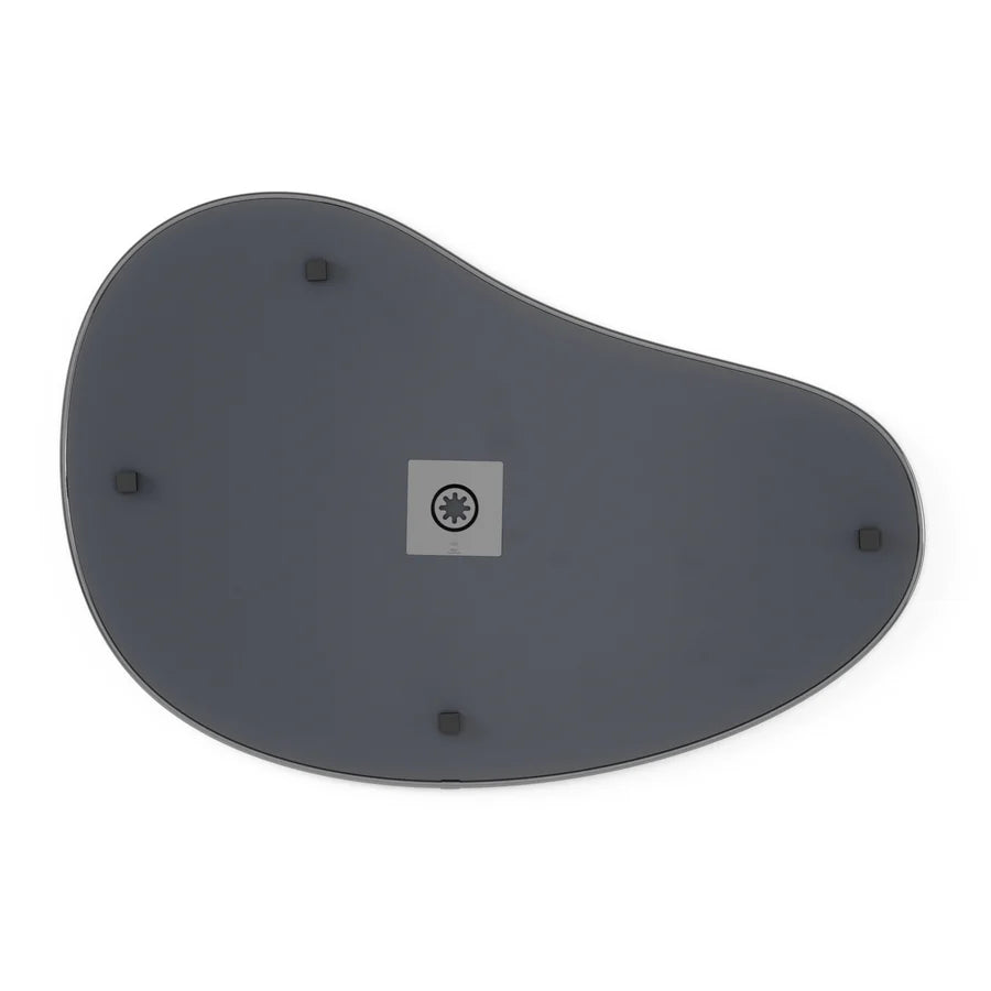 Espejo de pared Hubba Pebble 24 x 36 Metálico-Titanio
