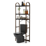 BELLWOOD OVER THE TOILET SHELF BLACK/WALNUT