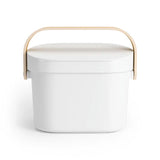 Bellwood Compost Bin White  /Natural